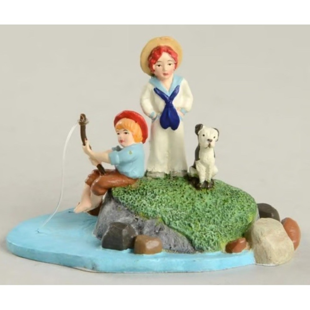 98' Department 56 Seasons Bay Fishing In The‎ Bay Collection #53313 Retired EUC